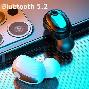 Mini S9 Vezeték nélküli Bluetooth-kompatibilis 5.2 Fülhallgató Fejhallgató Sport Gaming Headset Mikrofon Kihangosító Sztereó Fülbe Minden Telefon