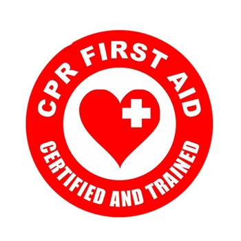Magas Minőségű Fényvisszaverő CPR, elsősegély autó Matrica AED EMT Mentő, Tűzoltó, Mentős, Autó Ablak Matrica Dekoráció
