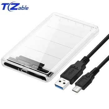 SATA Kábel 2.5 HDD Esetben USB-3.1-USB 3.0 SATA Adapter Notebook Mobil Merevlemez Doboz USB3.1 1 tb-os 2TBType C Külső HDD Burkolat