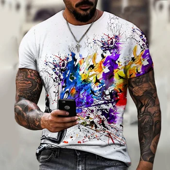 2021 Új Szexi tervező új férfi divat szabadidő Európai Utca Harajuku trend t-shirt férfi Rövid Ujjú Felső Ázsiai méret